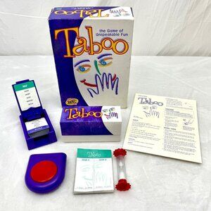 Vintage 2000 Taboo Card Game of Unspeakable Fun Hasbro 100% Complete